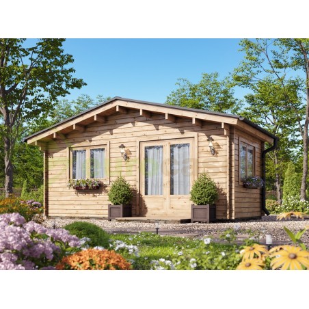 Caseta de jardín   ALTEA 6X4 , 24 m2 , 44 mm