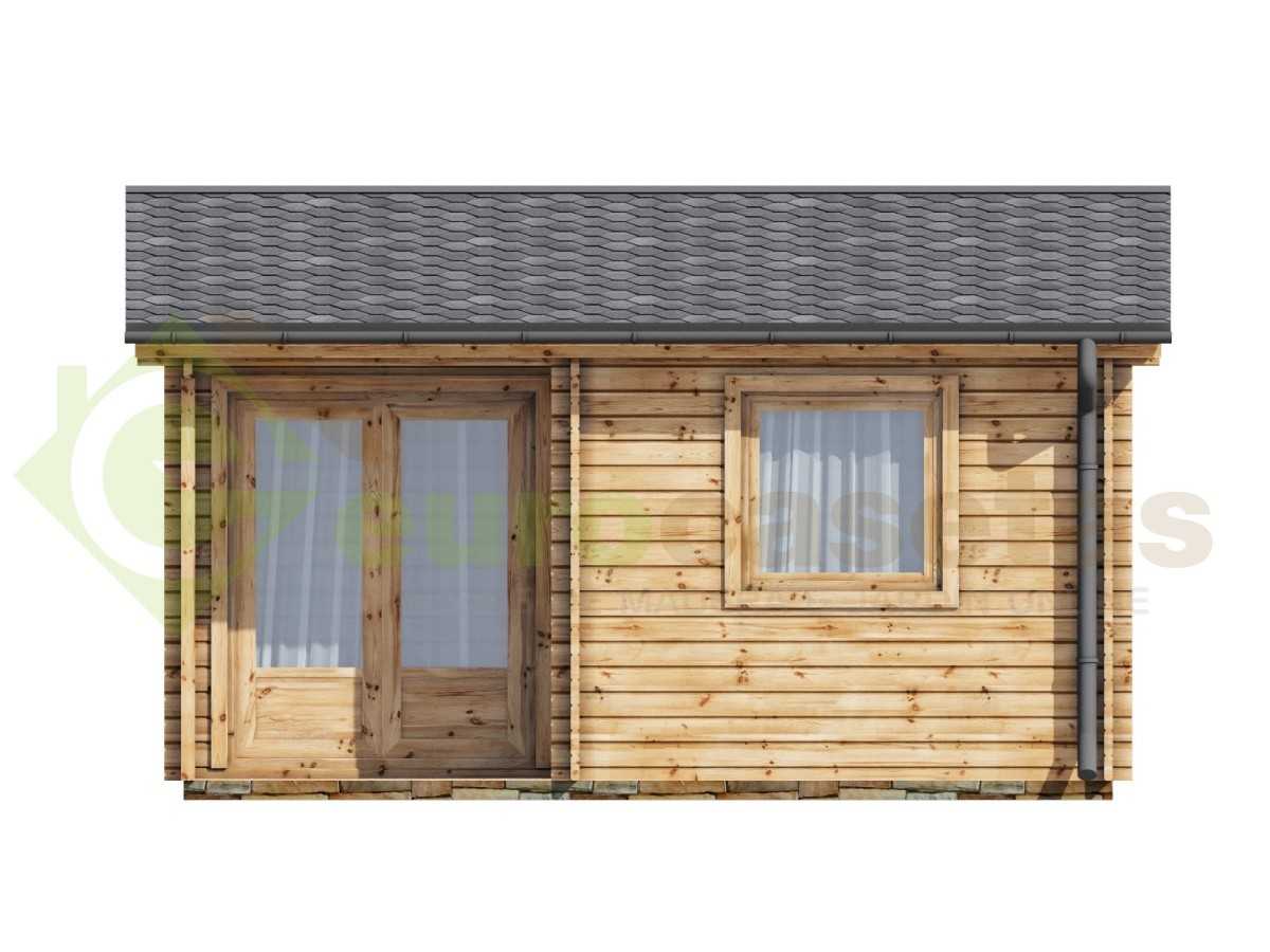 Caseta de jardín  ALPINA  5x5 , 25 m2 - 44mm