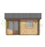 Caseta de jardín ALPINA 5x5 , 25 m2 - 44mm