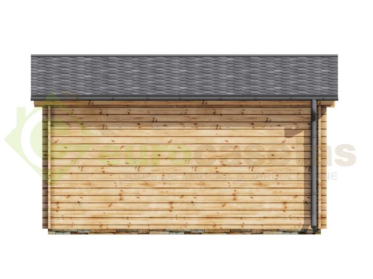 Caseta de jardín  ALPINA  5x5 , 25 m2 - 44mm