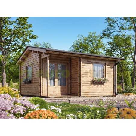 Caseta de jardín  ALPINA  5x5 , 25 m2 - 44mm