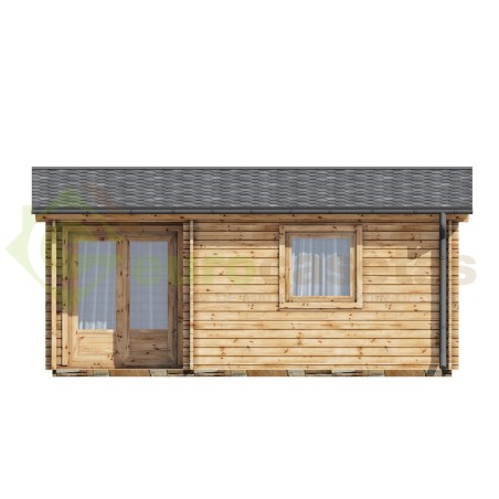 Caseta de jardín  ALPINA  6x4 , 24 m2 - 44mm