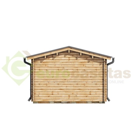 Caseta de jardín  ALPINA  6x4 , 24 m2 - 44mm