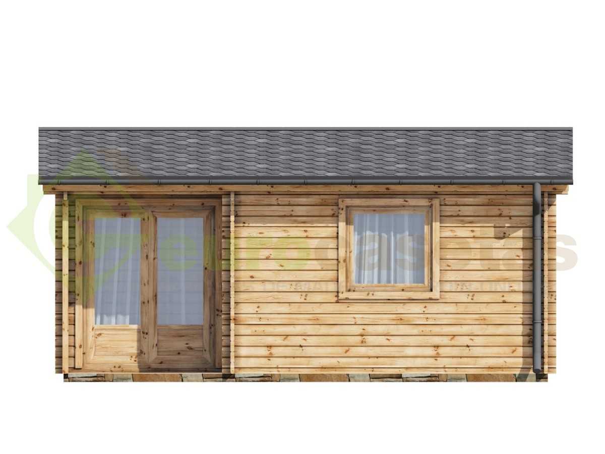 Caseta de jardín  ALPINA  6x5 ,30 m2 - 44 mm