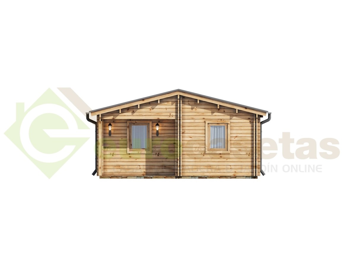 Maisons en bois / Majorque Twinskin 44-50-44 mm