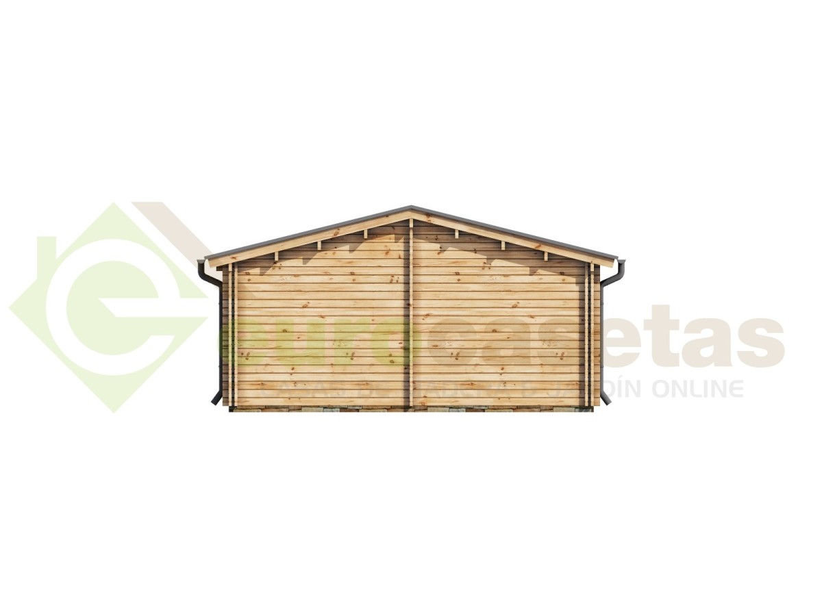 Wooden houses / Mallorca Twinskin 44-50-44 mm