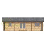 Casa de madera "NEREA TWINSKIN 72 m2" - 44-50-44 mm