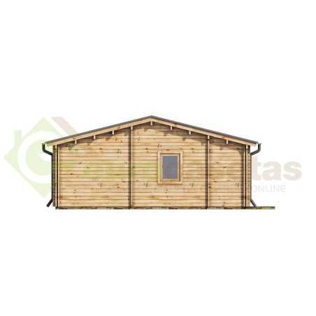 Casa de madera "NEREA TWINSKIN 72 m2" - 44-50-44 mm