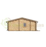 Casa de madera "NEREA TWINSKIN 72 m2" - 44-50-44 mm