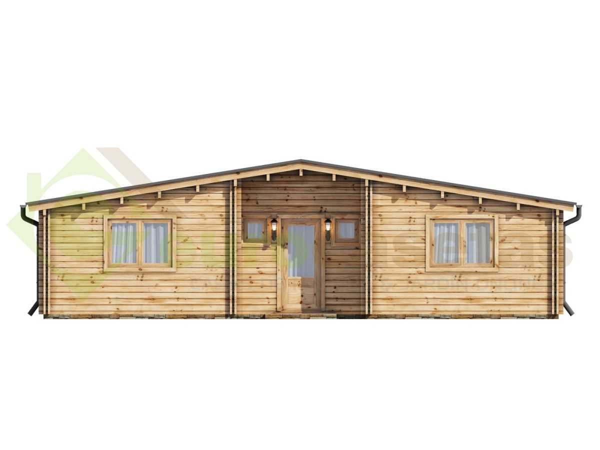 Casa de madera "KRISTI TWINSKIN , 64,9 m2" - en doble pared 44-50-44 mm