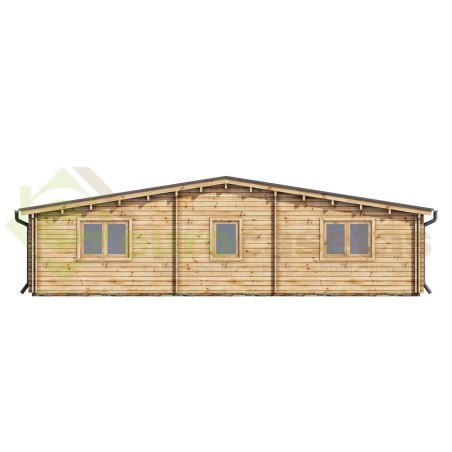 Casa de madera  "KRISTI TWINSKIN , 64,9 m2" -  en doble pared 44-50-44 mm