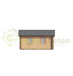 Casa de madera "KRISTI TWINSKIN , 64,9 m2" - en doble pared 44-50-44 mm