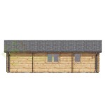 Casa de madera  "FLORIDA  TWINSKIN" en doble pared 44-50-44 mm