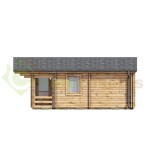 Casa de madera "FAY TWINSKIN" , 36 m2 en doble pared 44-50-44 mm
