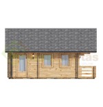 Casa de madera   "NOIA TWINSKIN , 34 m2  en doble pared 44-50-44 mm