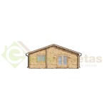 Casa de madera  "SINTRA TWINSKIN, 116 m2 " en doble pared - 44-50-44mm