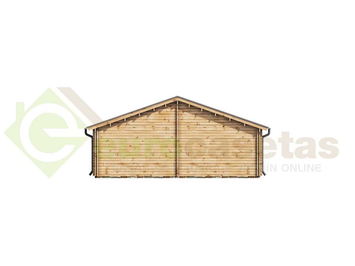 Casa de madera  "SINTRA TWINSKIN, 116 m2 " en doble pared - 44-50-44mm