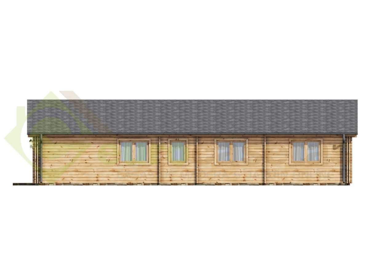Casa de madera  "SINTRA TWINSKIN, 116 m2 " en doble pared - 44-50-44mm