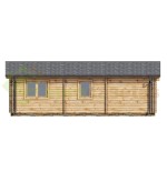 Casa de madera "ALMERIA TWINSKIN, 53 m2 " en doble pared - 44 -50-44 mm