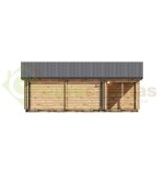 Casa de madera   "JENNIFER TWINSKIN , 87 m2" en doble pared - 44 -50-44 mm
