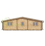 Casa de madera   "JENNIFER TWINSKIN , 87 m2" en doble pared - 44 -50-44 mm