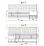 Casa de madera "ASTI" - 70 mm