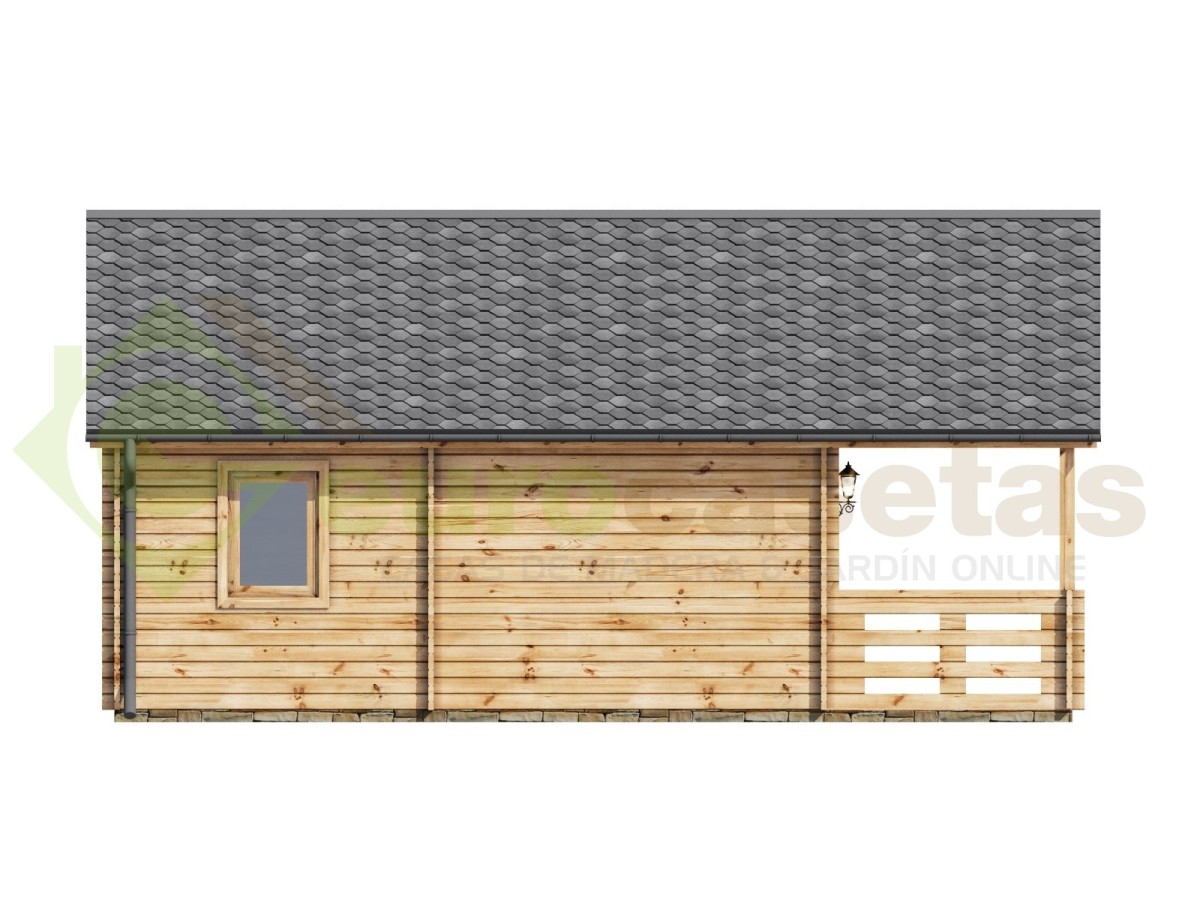 Casa de madera "ASTI , 64 m2" - 70 mm
