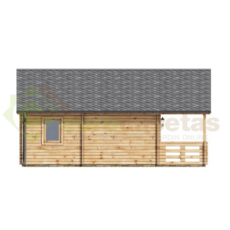 Casa de madera "ASTI , 64 m2" - 70 mm