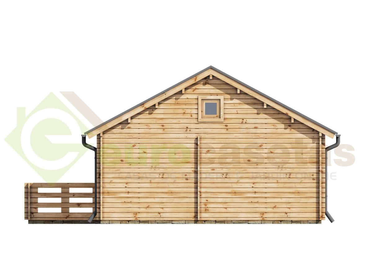 Casa de madera "ASTI , 64 m2" - 70 mm