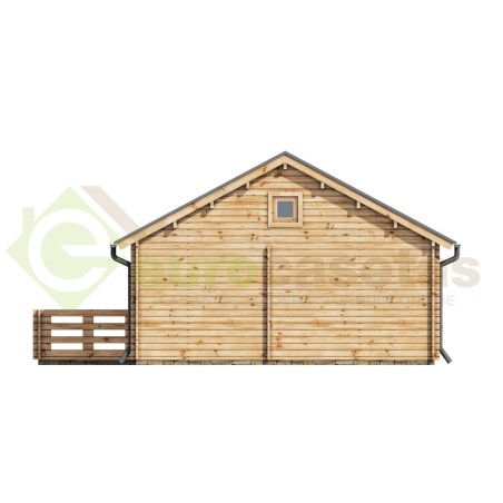 Casa de madera "ASTI , 64 m2" - 70 mm