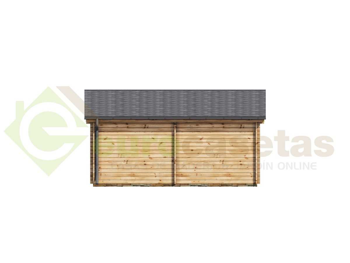 Casa de madera "KRISTI NORDIC, 64,9 m2" - 70 mm