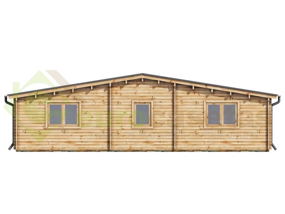 Casa de madera "KRISTI NORDIC, 64,9 m2" - 70 mm