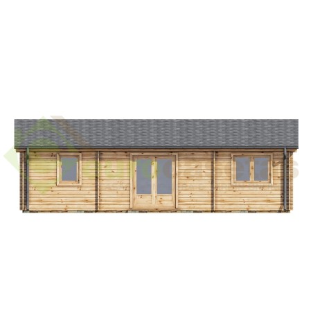 Casa de madera "NEREA NORDIC 72  m2" - 70 mm