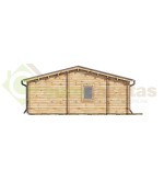 Casa de madera "NEREA NORDIC 72  m2" - 70 mm