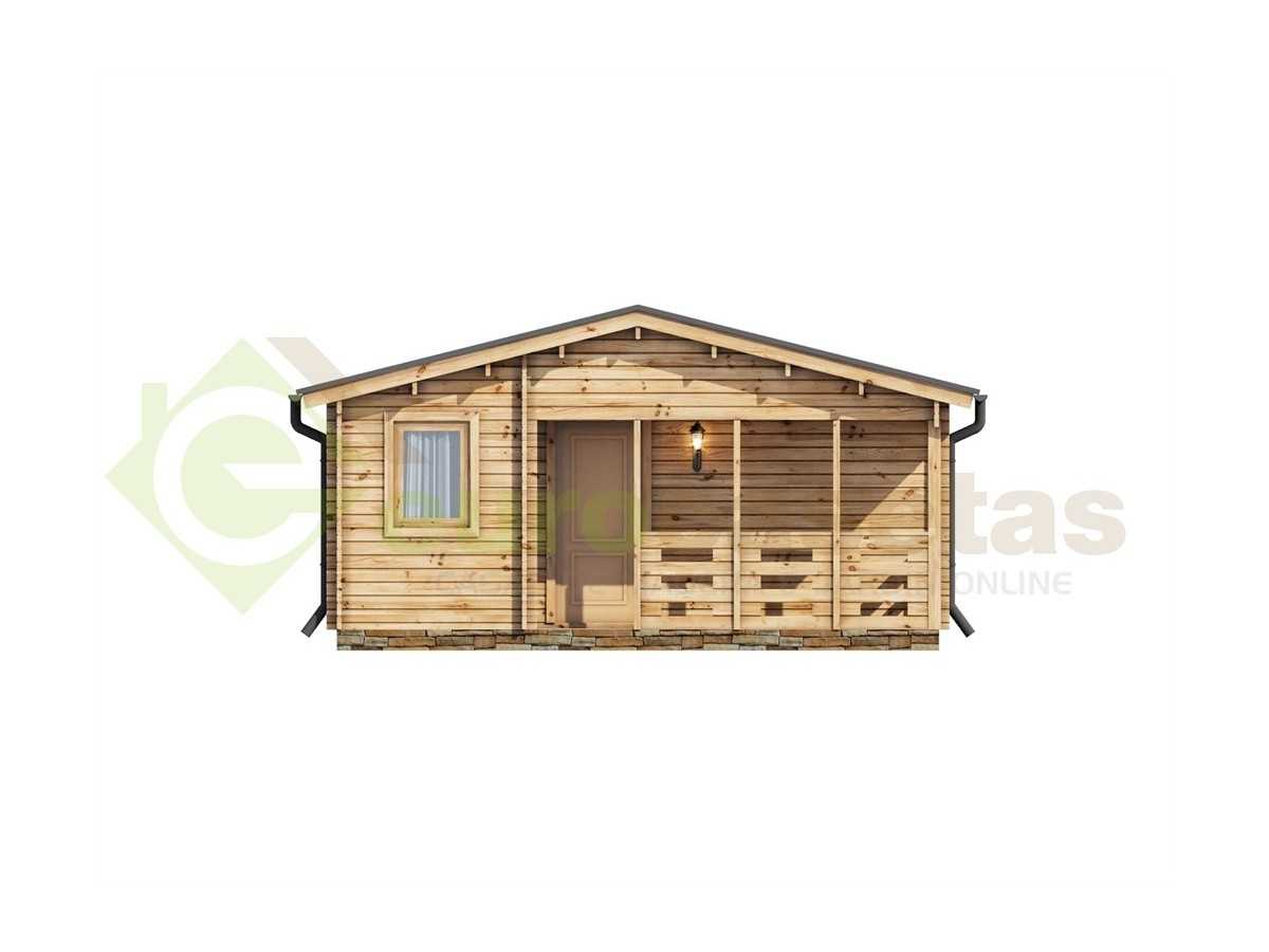 CASA DE MADERA "ALMERIA NORDIC " - 70 mm