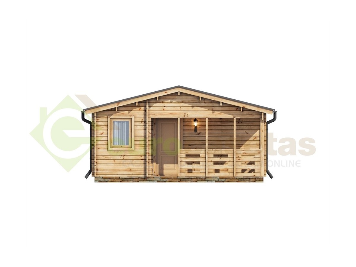 CASA DE MADERA  "ALMERIA NORDIC " - 70 mm