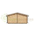 CASA DE MADERA  "ALMERIA NORDIC " - 70 mm