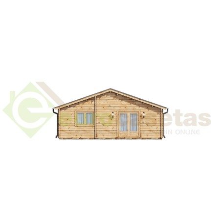 Casa de madera  "SINTRA NORDIC , 116 m2 " - 70 mm
