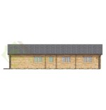 Casa de madera  "SINTRA NORDIC , 116 m2 " - 70 mm