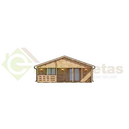 Casa de madera "ESTORIL NORDIC , 136 m2 " - 70 mm