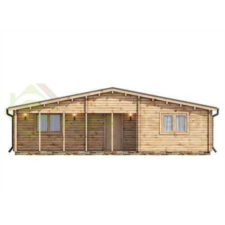 Casa de madera "JENNIFER NORDIC , 87 m2" - 70 mm