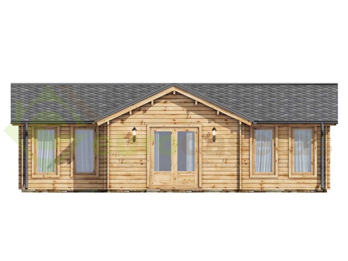 Casa de madera "FLORIDA NORDIC , 60 m2"- 70 mm