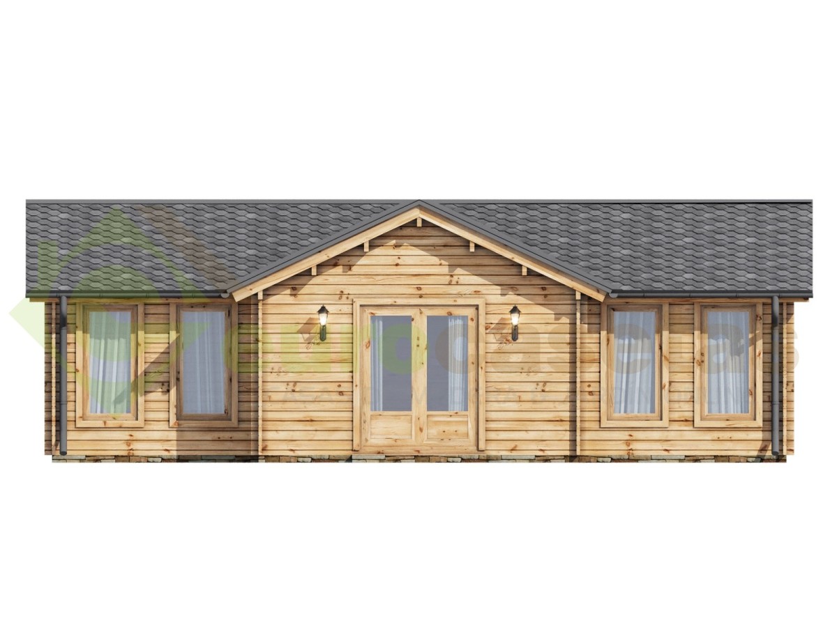 Casa de madera  "FLORIDA NORDIC , 60 m2"- 70 mm