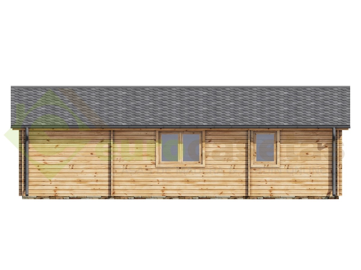 Casa de madera  "FLORIDA NORDIC , 60 m2"- 70 mm