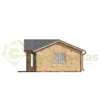 Casa de madera  "FLORIDA NORDIC , 60 m2"- 70 mm