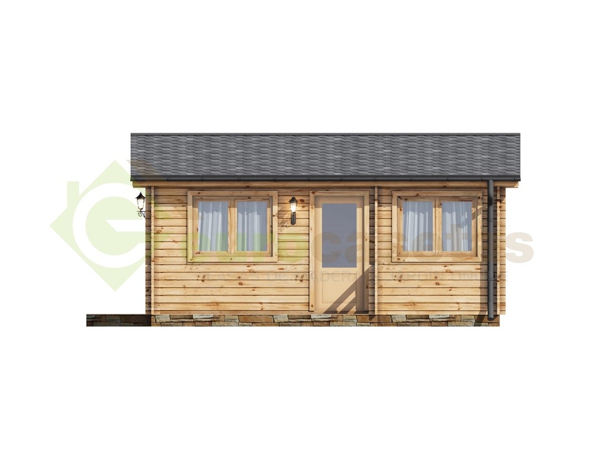 CASA DE MADERA  HAKAN NORDIC  36 m2 , 70 mm