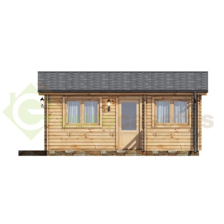 CASA DE MADERA  HAKAN NORDIC  36 m2 , 70 mm