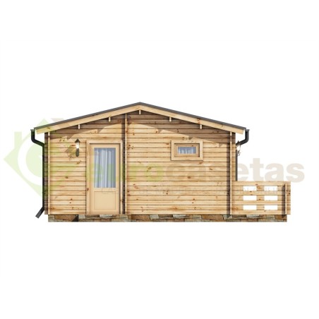 CASA DE MADERA  HAKAN NORDIC  36 m2 , 70 mm