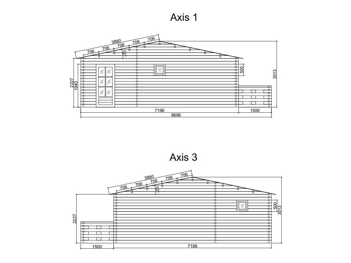 CASA DE MADERA  "HAKAN PLUS" 