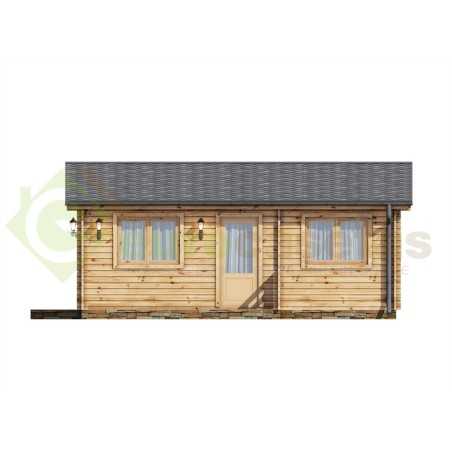 Casa de madera "HAKAN PLUS NORDIC , 50 m2", 70 mm